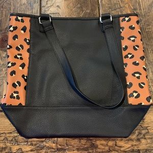 Thirty One Leopard Tote Bag